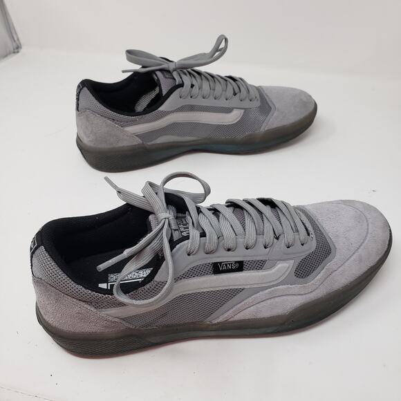 Vans AVE Sneaker Lace Up Suede Silver Grey - 7 - Picture 4 of 7